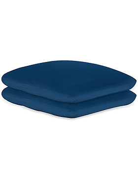 Kissenbezge Frottee marine, 40 x 40 cm, mit Reiverschluss (2 Stck.), ratiomed, medishop.de