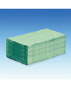 Falthandtcher grn 2-lagig, 22 x 25 cm (15 x 213 Stck.), Zellstoff-Vertriebs GmbH, medishop.de