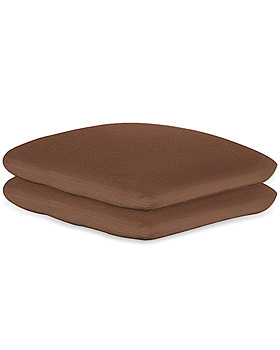 Kissenbezge Frottee nougat, 40 x 40 cm, mit Reiverschluss (2 Stck.), ratiomed, medishop.de