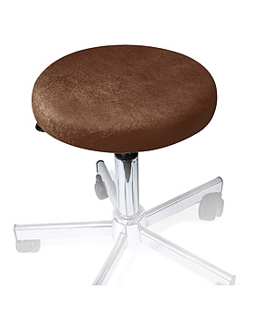 Hockerbezug Frottee nougat fr Hocker 40 bis 45 cm , ratiomed, medishop.de