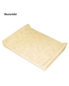 Wickeltischauflage 2-seitige Aufkantung creme, phthalatfrei, 60 x 70 x 5/10 cm, Sonderanfertigung!, Bisanz, medishop.de
