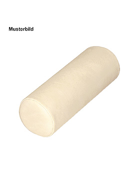 Knie- und Nackenrolle weiß, phthalatfrei 30 x 10 cm Ø, mit Reißverschluss, Bisanz, medishop.de