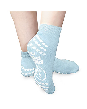 Patientensocken Pillow-Paws Gr. 26 - 32, hellblau (48 Paar), ratiomed, medishop.de