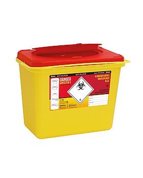 Kanlenabwurfbehlter ratiomed Safe-Box 6,0 Ltr., ratiomed, medishop.de