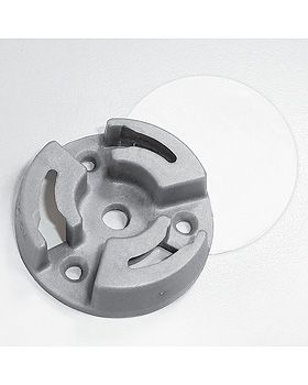 Tischbefestigungsadapter zum Kleben/Schrauben, grau, ratiomed, medishop.de