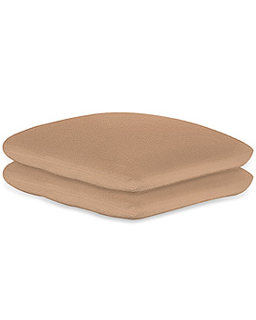 Kissenbezge Frottee camel, 40 x 40 cm, mit Reiverschluss (2 Stck.), ratiomed, medishop.de