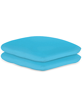 Kissenbezge Frottee trkisblau, 40 x 40 cm, mit Reiverschluss (2 Stck.), ratiomed, medishop.de