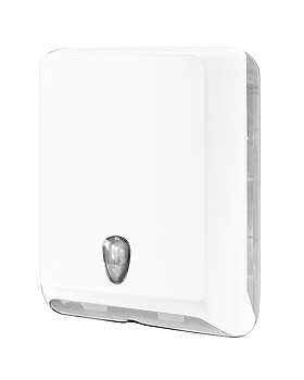 Falthandtuchspender Kunststoff wei, H 40 x B 29 x T 13 cm, ratiomed, medishop.de