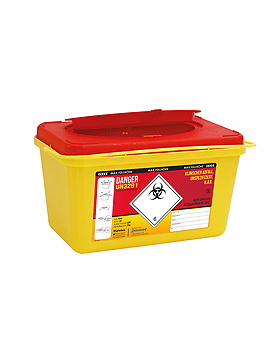 Kanülenabwurfbehälter ratiomed Safe-Box 4,0 Ltr., ratiomed, medishop.de