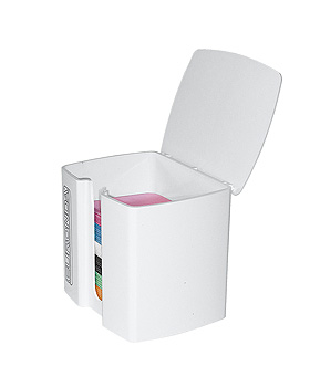 Spender fr Patientenservietten, Kunststoff, wei, ratiomed, medishop.de