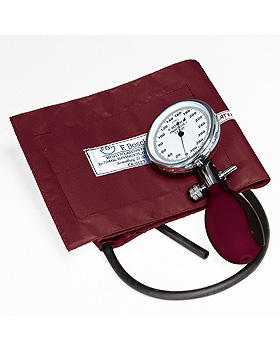 Prakticus I Blutdruckmessgert  68 mm 1-Schlauch, burgund, kpl. im Etui, Friedrich Bosch, medishop.de