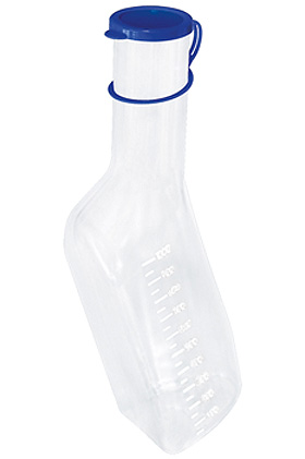 Urinflasche fr Mnner ratiomed, eckig, langer Hals (Polypropylen), ratiomed, medishop.de