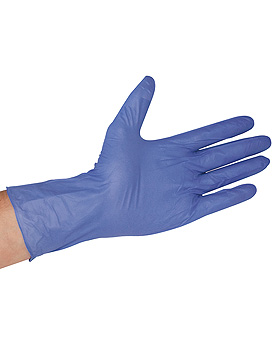 Nitril U.-Handschuhe blau, 30 cm lang, Gr. L unsteril puderfrei (100 Stck.), ratiomed, medishop.de