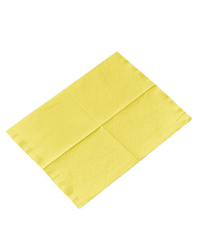 Kopfsttzenschoner Tissue/PE, 25 x 33 cm, yellow (500 Stck.), Akzenta International, medishop.de