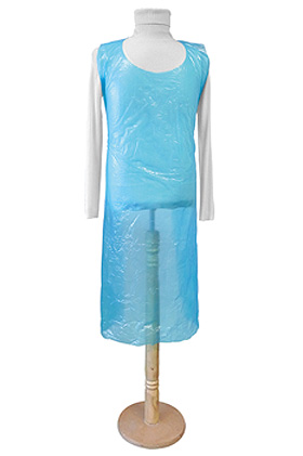 Einmal-Schrzen blau 80 x 125 cm x 0,020 mm (100 Stck.), ratiomed, medishop.de