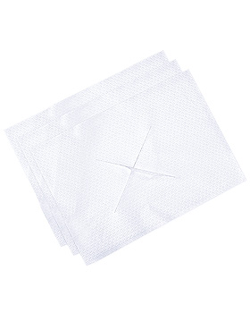 Massageliege-Gesichtsauflagen Airlaid wei 35 x 28 cm (100 Stck.), ratiomed, medishop.de