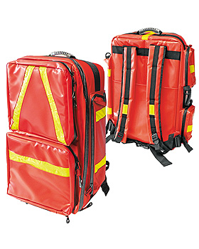 Notfallrucksack WasserStopp PROFI PLANE, rot, leer, ratiomed, medishop.de