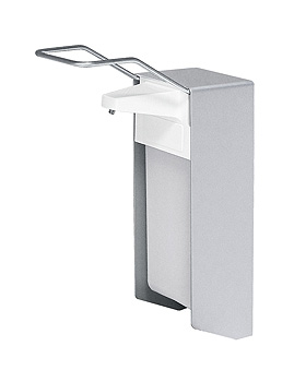 EURO-Armhebel-Wandspender 1000 ml Aluminium, mit langem Armhebel, ratiomed, medishop.de