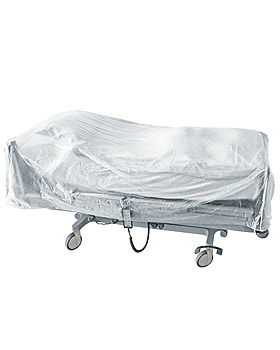 Bettenabdeckhauben aus HDPE 950 x 3200 x 0,01 mm (200 Stck.), ratiomed, medishop.de