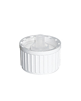 Tropfverschluss DIN 18 für HCT 41314.., UNI 2, weiß, langsam tropfend, 100 Stück, Karl Hecht, medishop.de