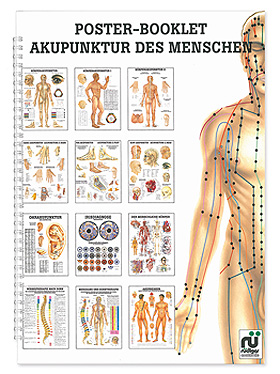 Mini-Poster Booklet: Akupunktur, Rdiger Anatomie, medishop.de
