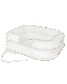 Haarwaschwanne aufblasbar 12,5 Ltr., 2-reihig, Russka, medishop.de