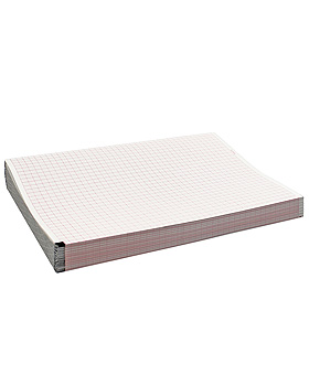 Nihon-Kohden EKG-Papier mit Millimeterfeld, 210 x 140 mm (210 Bl.), EKG-Papier/-Zubehr, medishop.de