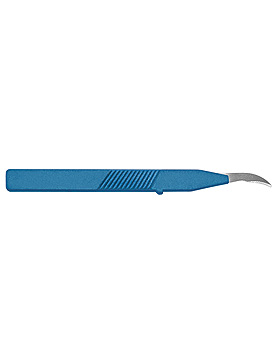 Einmal-Fadenziehmesser 11 cm lang mit Kunststoffgriff, steril (10 Stck.), ratiomed, medishop.de