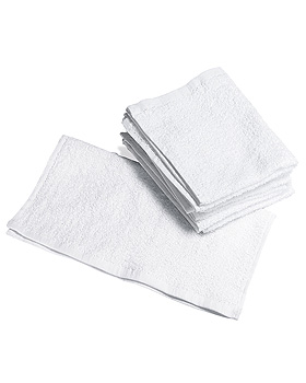 Seiflappen Frottee wei, 30 x 30 cm (6 Stck.), ratiomed, medishop.de