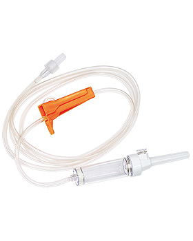 Infusionsgerät LL, DEHP-frei, für die Schwerkraftinfusion, druckfest, 25 Stück, ratiomed, medishop.de