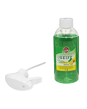 Clean Ink to spray Grüne Seife 500 ml Zitrus, inkl. Sprühkopf, ratiomed, medishop.de