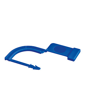 Verschlusssiegel ohne Indikator, dunkelblau, eckiger Steg (1000 Stck.), ratiomed, medishop.de