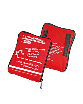Erste-Hilfe Reise-Set, rot, Leina-Werke, medishop.de