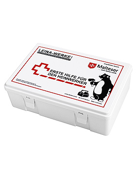 Erste-Hilfe-Set Heimwerker, wei, Leina-Werke, medishop.de