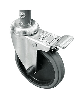 Ersatzrad mit Bremse fr Toilettenstuhl DIZ 401001 / MEG 964400, Dietz, medishop.de