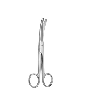 chir. Schere gebogen, stumpf/stumpf, 14,5 cm, ratiomed, medishop.de