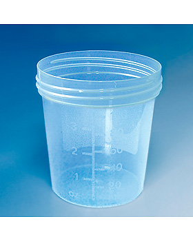 Urinbecher 100/125 ml ohne Schraubdeckel grn, 1000 Stck, ratiomed, medishop.de