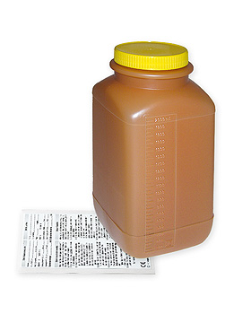 Urinsammelgef 2,0 Ltr. mit Schraubdeckel, ratiomed, medishop.de