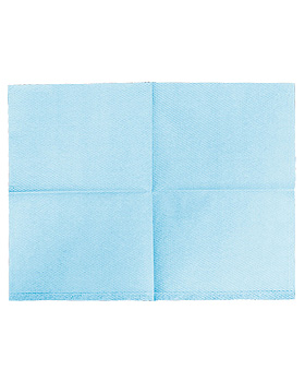 Kopfstützenschoner Tissue/PE, 25 x 33 cm, laguna blue (500 Stck.), Akzenta International, medishop.de