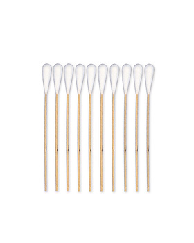 MEDI-WOOD Wattestbchen Holz 15 cm lang,  2,5 mm, Wattekopf  10 mm (50 Stck.), ratiomed, medishop.de