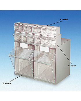 Spritzen- und Kanlenspender 2-fach beige, ratiomed, medishop.de