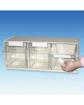 Spritzen- und Kanlenspender 3-fach beige, ratiomed, medishop.de