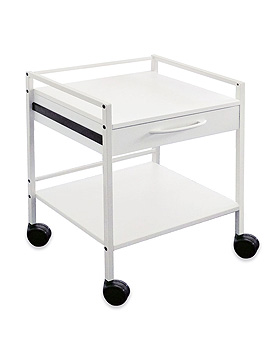 Vielzweckwagen mit 1 Schublade pulverbeschichtet grauwei, ratiomed, medishop.de