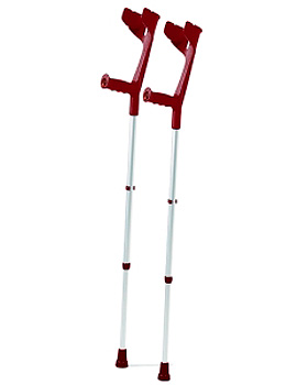 Unterarmgehsttzen weinrot, 10 Paar, ratiomed, medishop.de