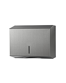 Falthandtuchspender ratiomed, Edelstahl, H 20,3 x B 25,3 x T 12 cm, ratiomed, medishop.de