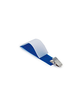 Universal-Schlauchhalter ratiomed OP-FIX mit Clip wei/blau, 9,5x2,5 cm (25 Stck), ratiomed, medishop.de