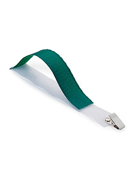 Universal-Schlauchhalter ratiomed OP-FIX mit Clip grn/wei, 18x2,5 cm (20 Stck), ratiomed, medishop.de