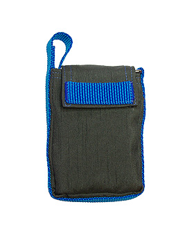 Tasche für Langzeitblutdruckmessgerät, schwarz/blau, ratiomed, medishop.de