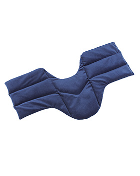 Kryotherm natur Traubenkern-Nackenkissen Comfort, blau, ca. 52 x 26 cm, ratiomed, medishop.de