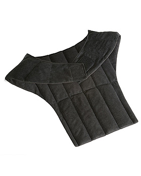 Kryotherm natur Nacken-Wrmeschal XXL schwarz, ca. 68 x 60 cm, ratiomed, medishop.de